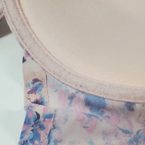 Jessica Simpson Pink Floral Bra - Picture 6 of 7